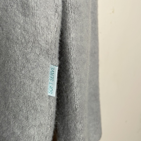 Soft Serve Cloud Cotton Gray Fleece Pullover Hoodie Size S - Picture 6 of 6